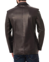 Men Genuine Leather Blazer Sport Coat 41